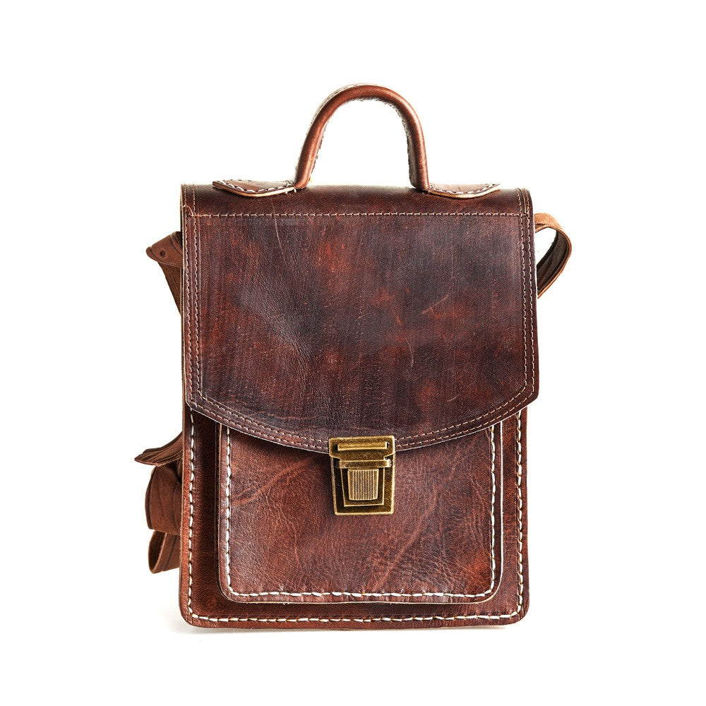 Cartera Artesana Cuero - Gran Calidad - 2 Colores