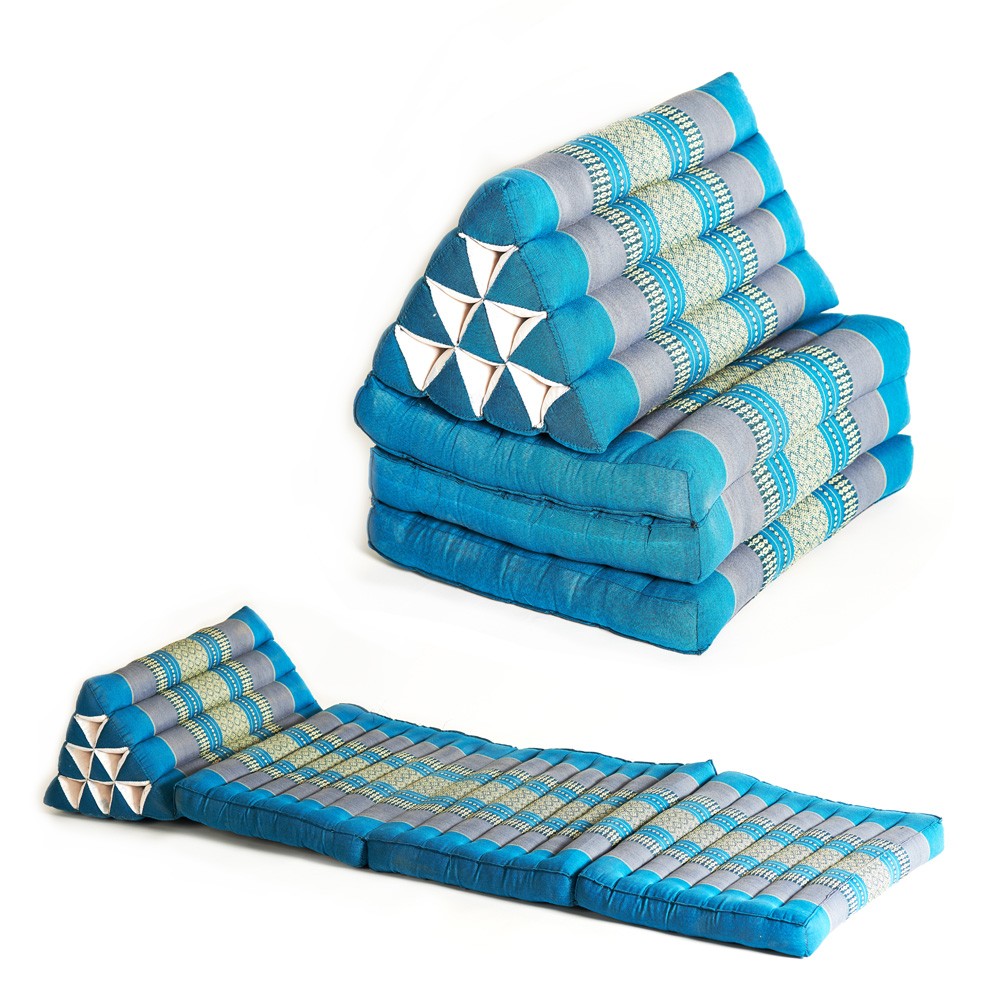 Cojín Triangular Tailandes con Tumbona o Respaldo - Varios Opciones y Colores - Ideal Teterías