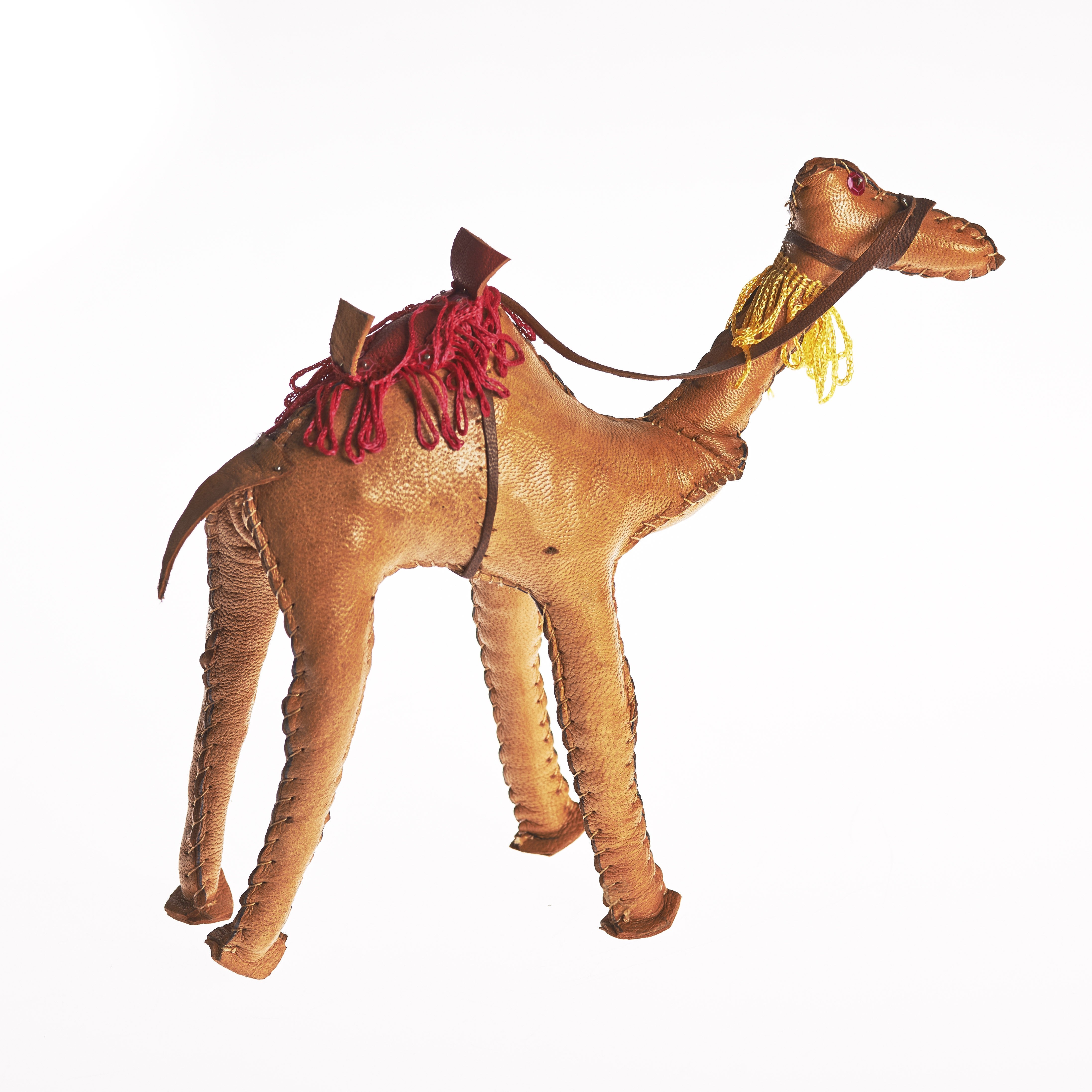 Juego 3 camellos- 100% artesanales - forrados con cuero