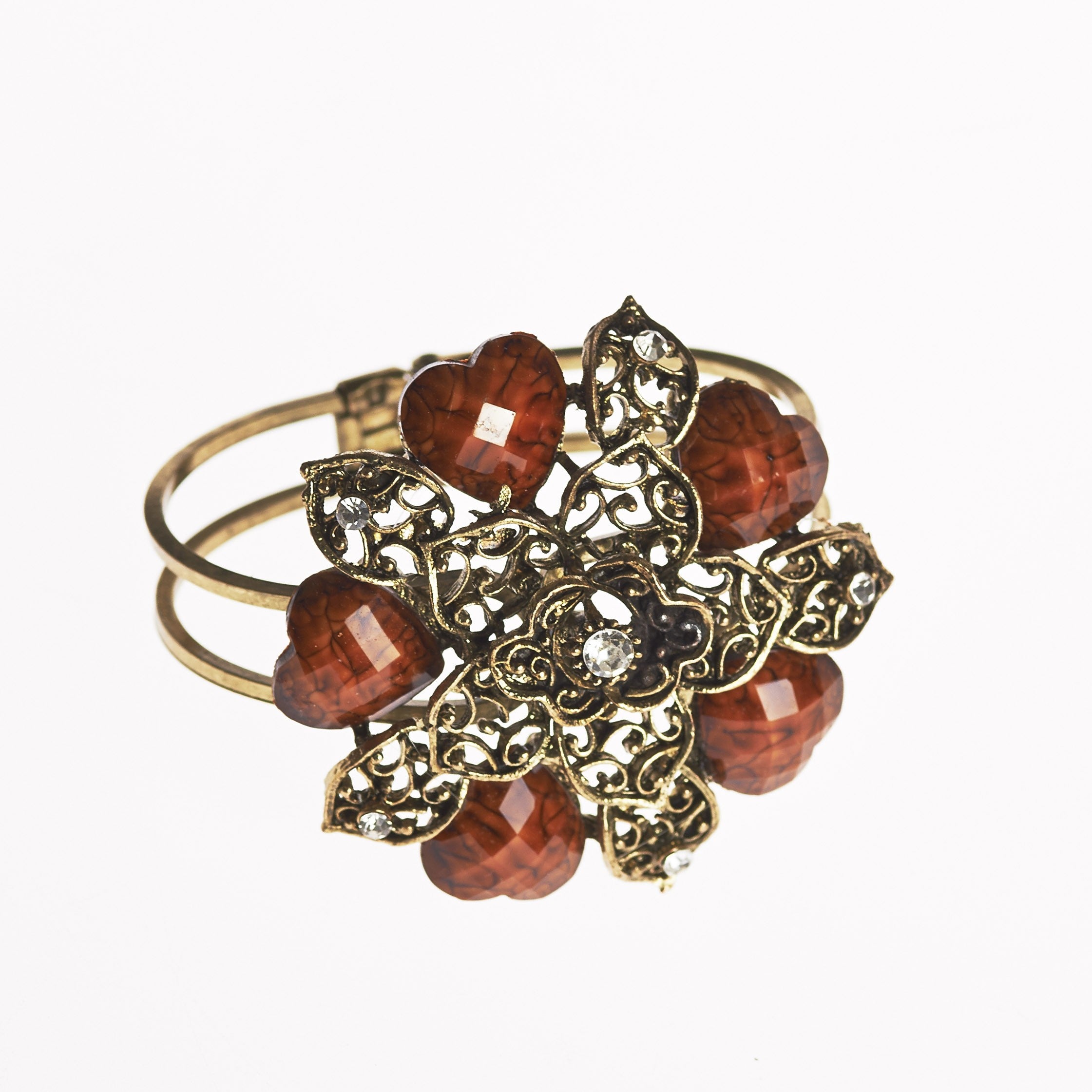 Brazalete- Diseño Estrella -Decorado Piedras- Varios Colores