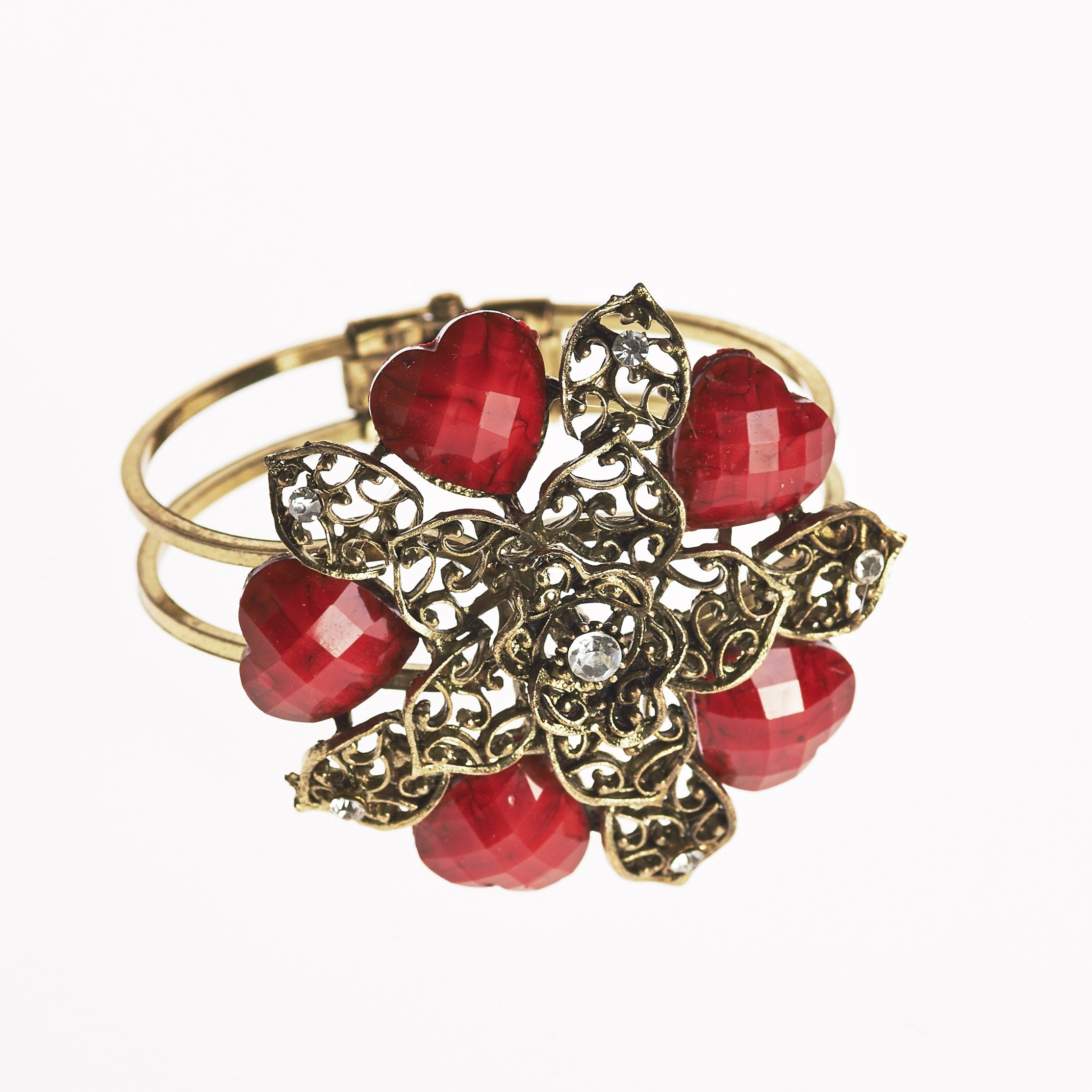 Brazalete- Diseño Estrella -Decorado Piedras- Varios Colores