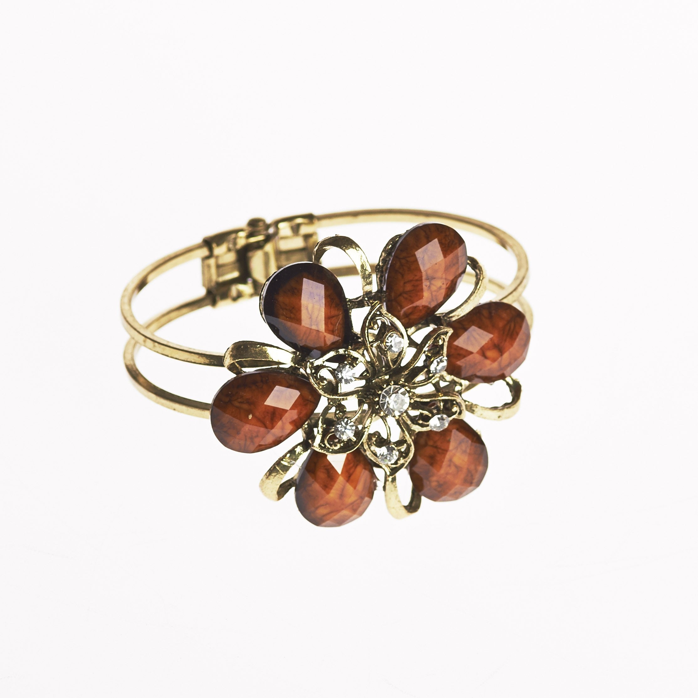 Brazalete- DiseñoMargarita -Decorado Piedras- Varios Colores