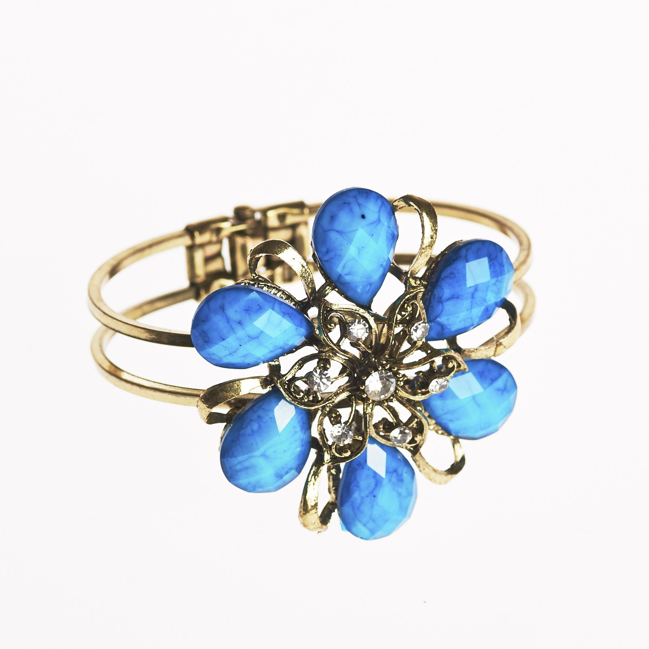 Brazalete- DiseñoMargarita -Decorado Piedras- Varios Colores
