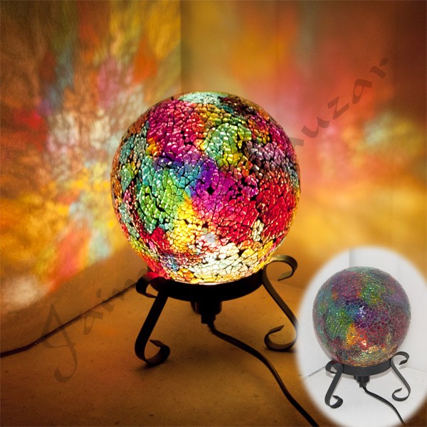Lampara Esfera - Mosaico - Varios Colores - NOVEDAD