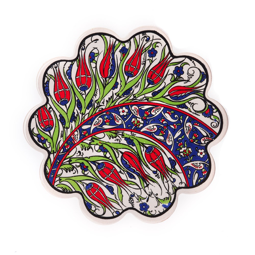 Salvamantel Cerámica Turca - Flor