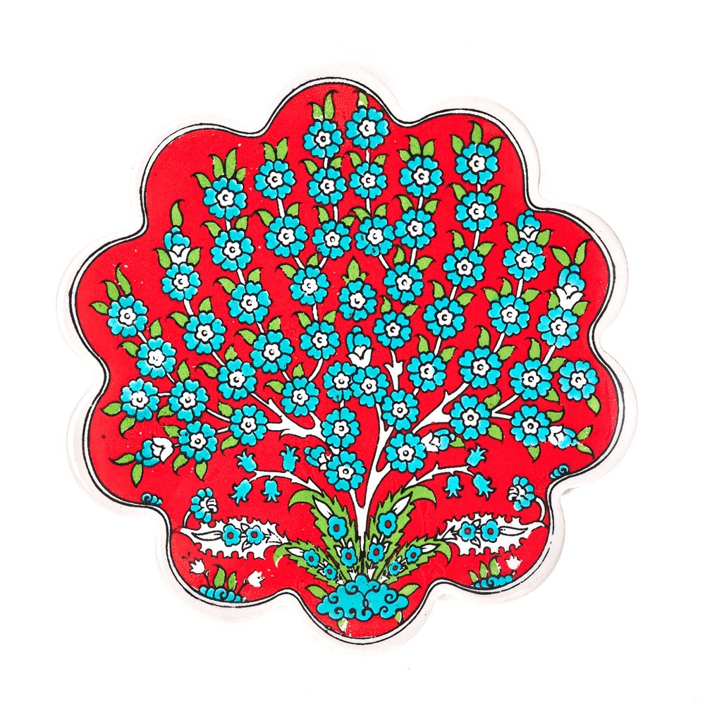 Salvamantel Cerámica Turca - Flor