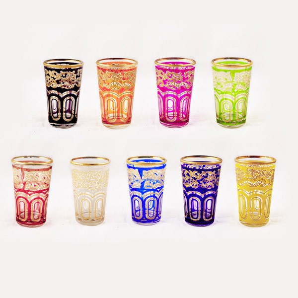 Juego 6 Vasos de Té FATH Modelo 1 - Varios Colores