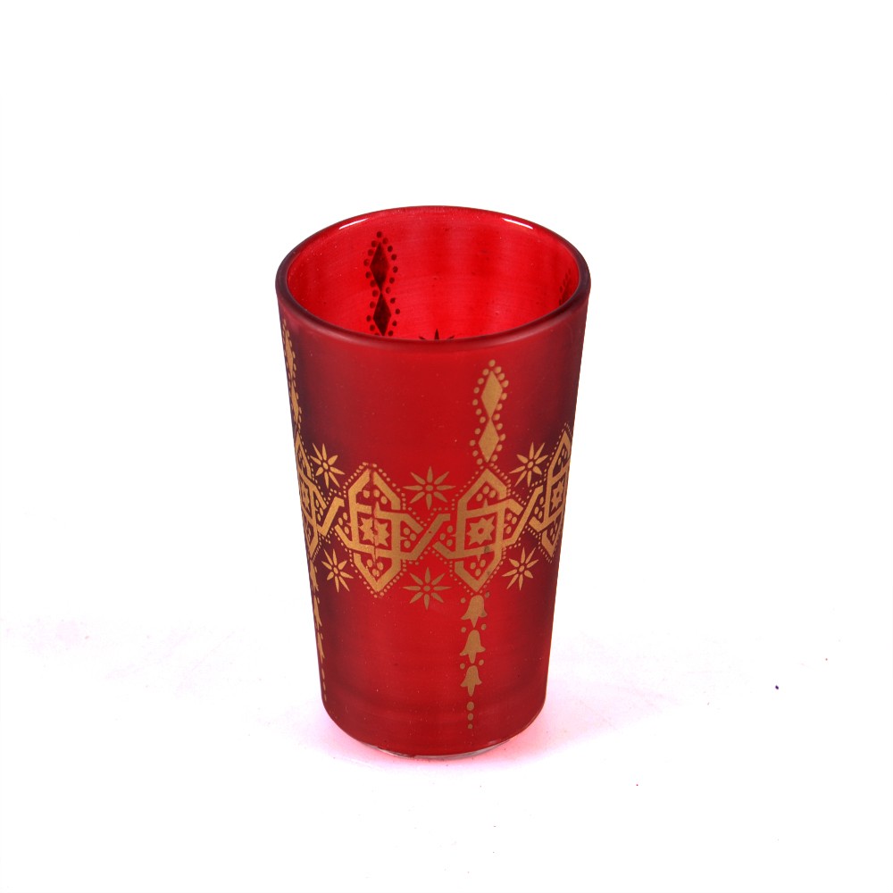 Juego 6 Vasos Arabes - Mano de Fátima - Multicolor - Modelo 6
