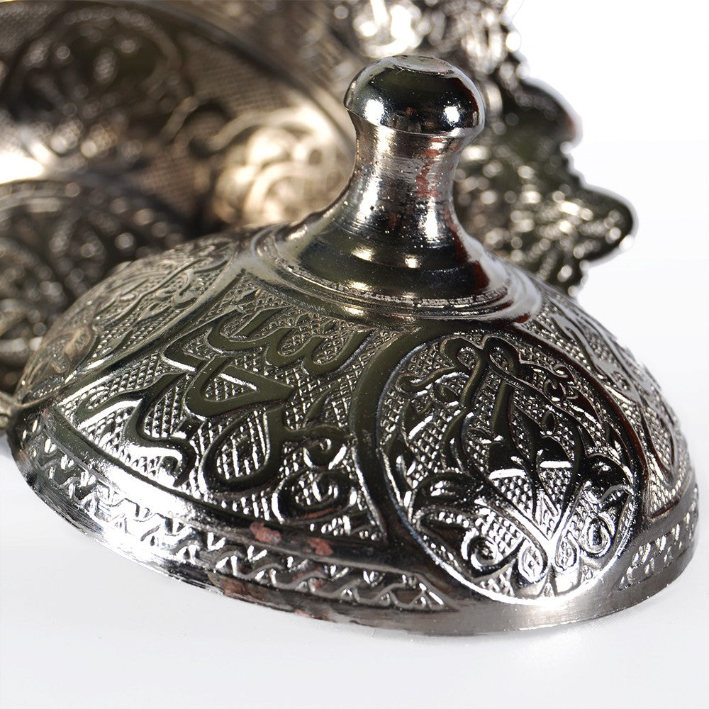 Azucarero Alpaca - Diseño Árabe - Deluxe - Redondo