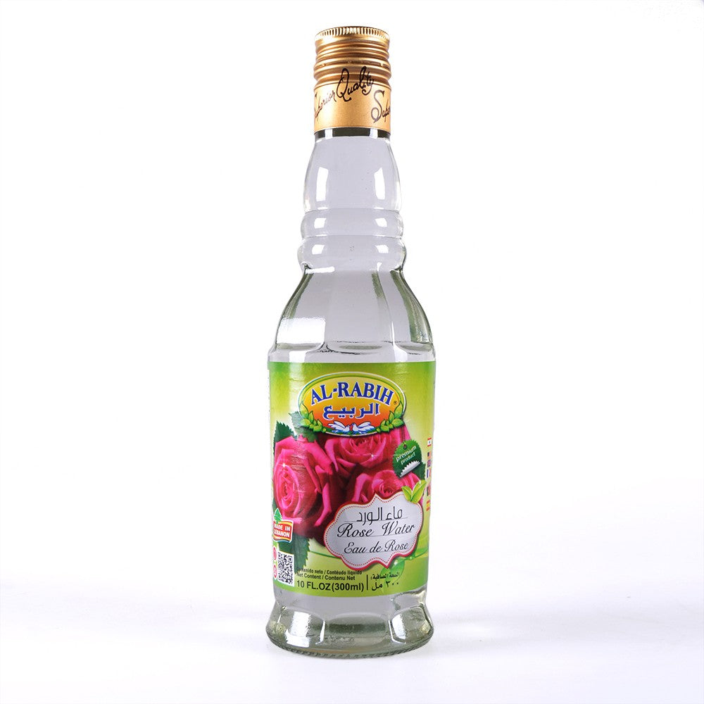 Agua de Rosas - Frasco Cristal- 1ª Calidad - Alimentario y Cosmético - Al-Rabih