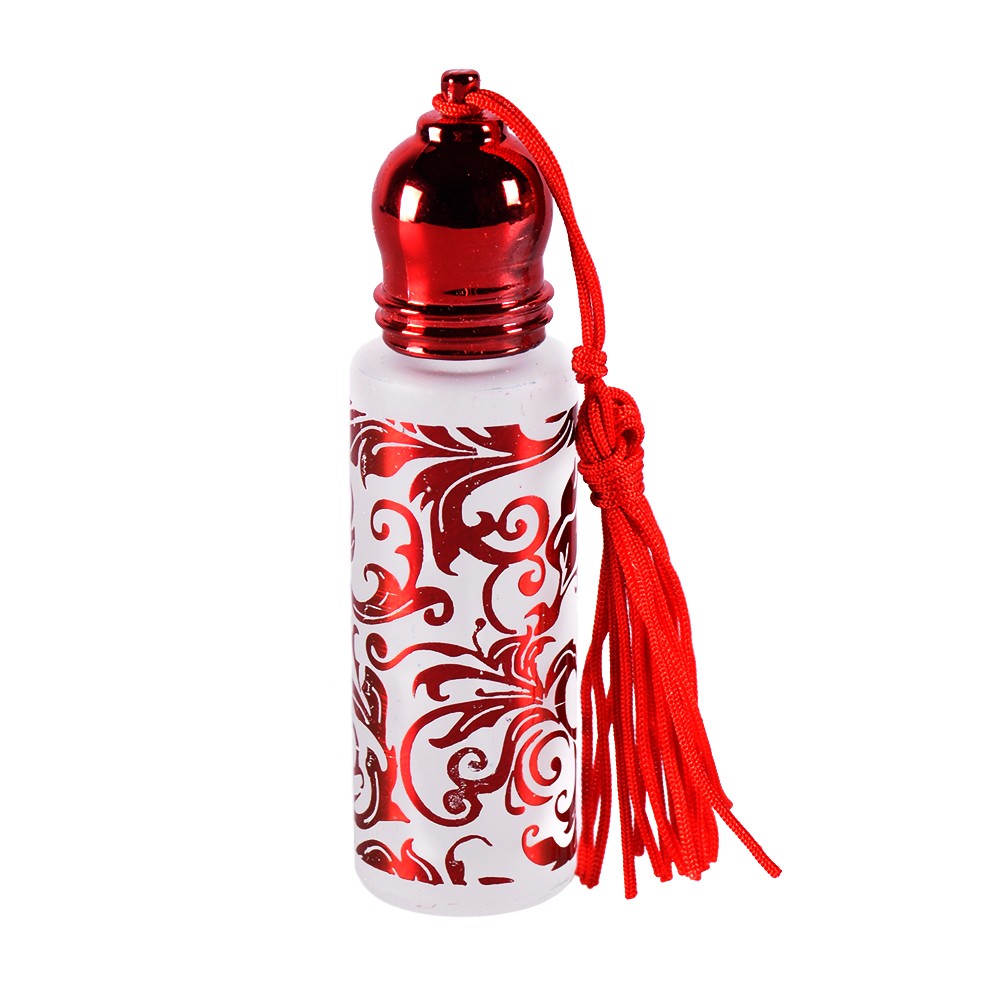 Perfumero Cristal - Capucha Flecos -Varios Colores