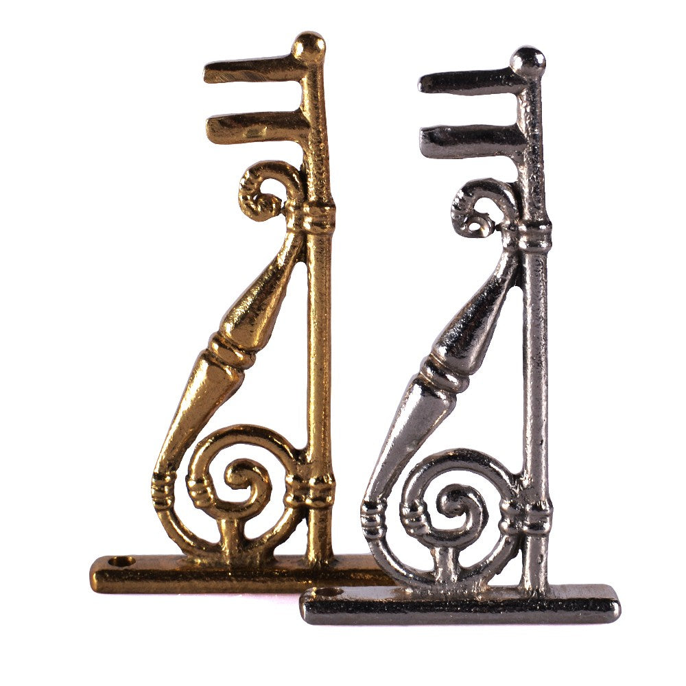 Percha Soporte Incensario - Bronce o Níquel - 12 cm