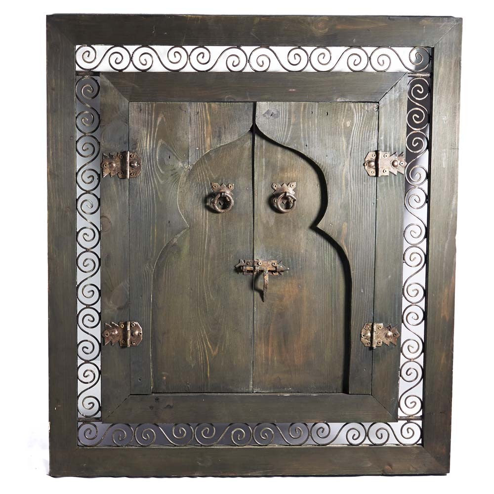 Ventana Madera con Forja- Puertas - Varios Modelos y Tamaños