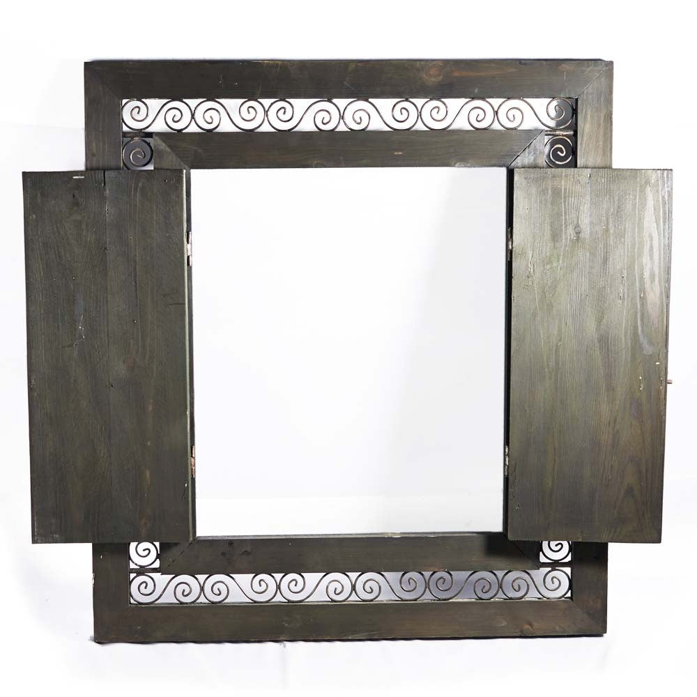 Ventana Madera con Forja- Puertas - Varios Modelos y Tamaños