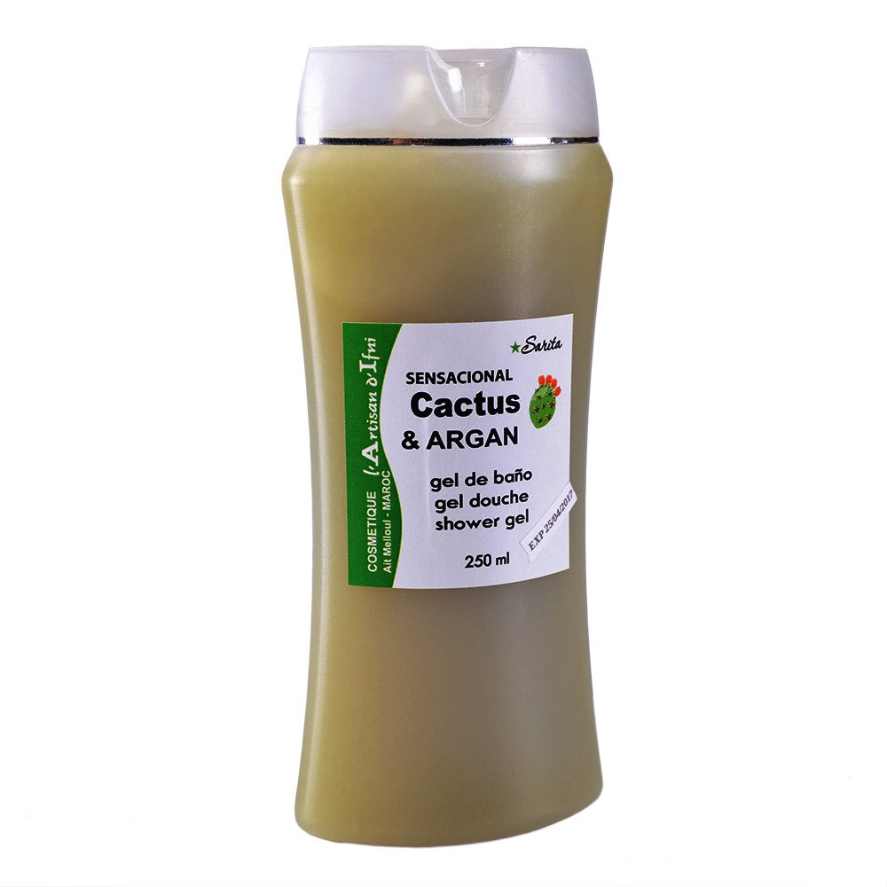Gel De Baño -Natural - Cactus y Argán - 250 ml o 500 ml