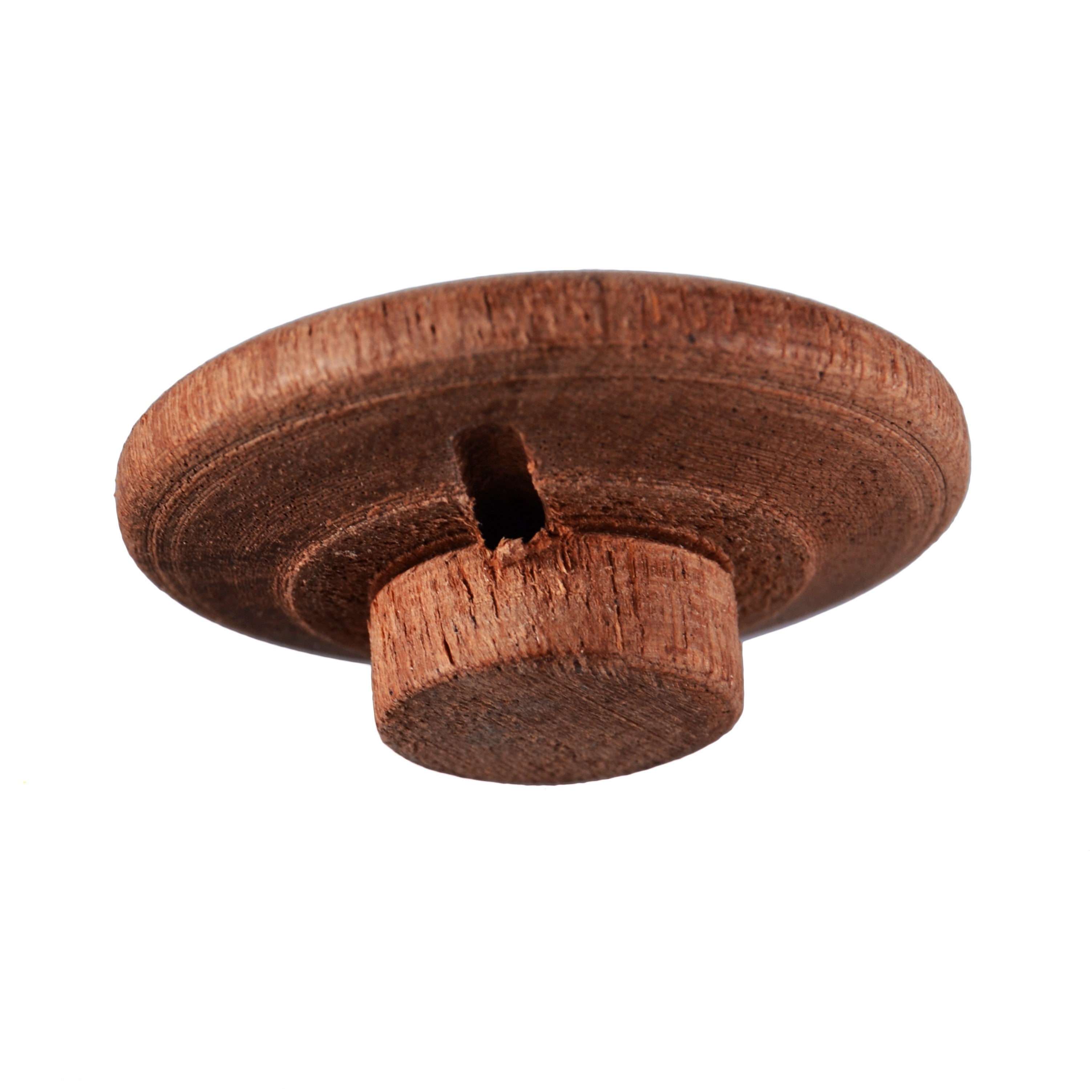 Botón Madera Tallado - Hecho A Mano - 3 cm