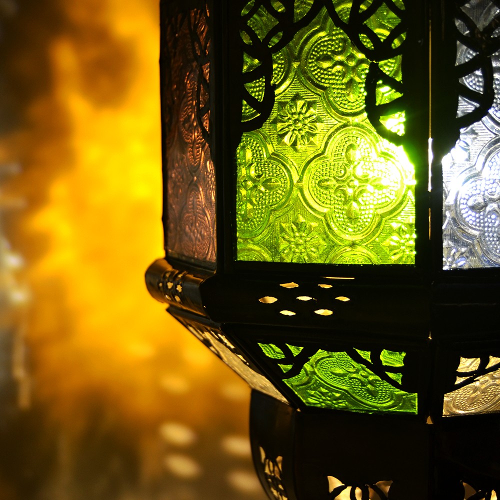 Lámpara Arcos Andalusís - Cristales Colores - NOVEDAD