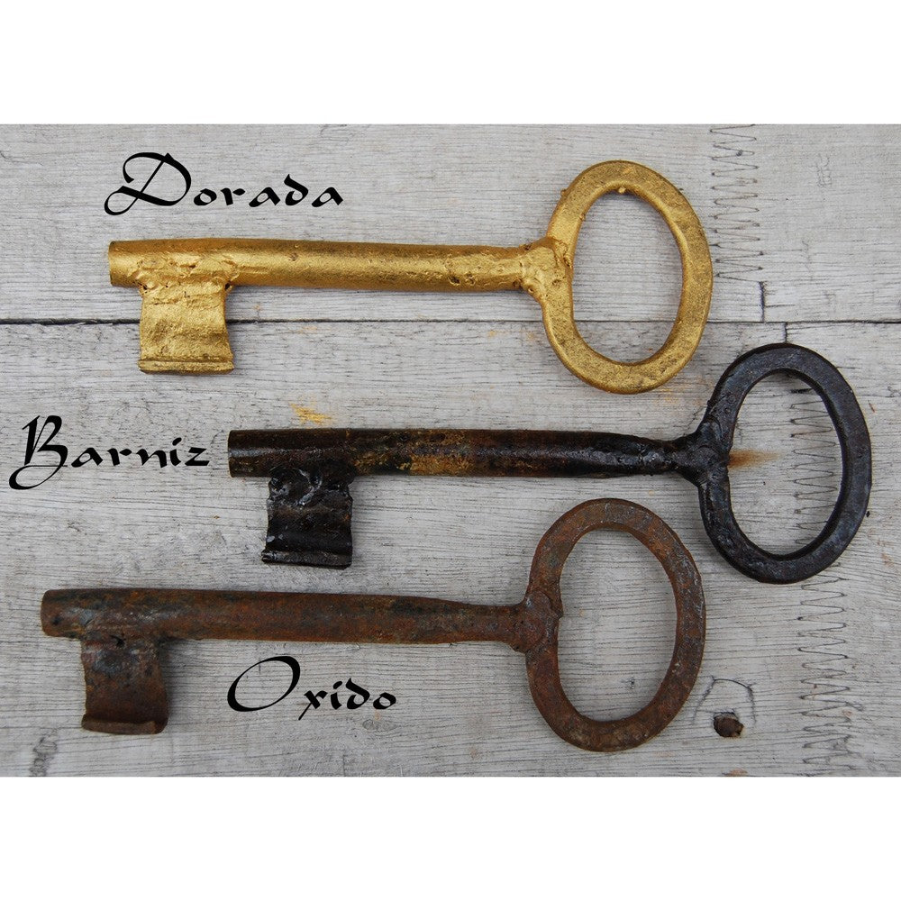 Llave de Forja - Oxido - Barniz - Dorado - Varios Tamaños