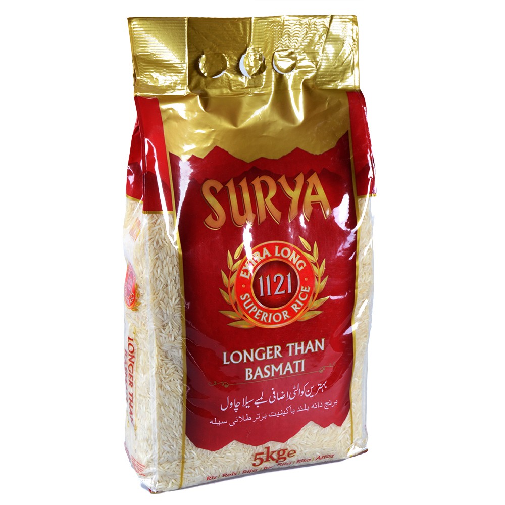 Arroz basmati Extra Largo - SURYA - 5kg