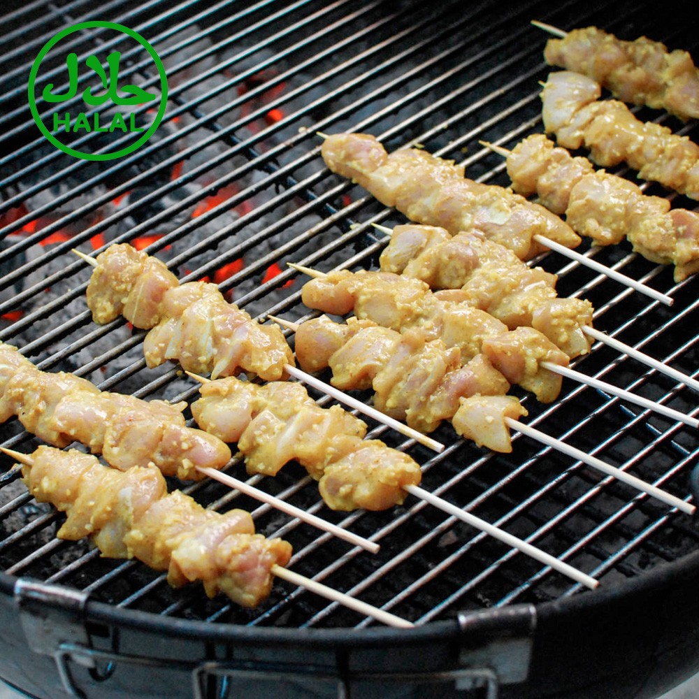 Pinchitos de Pollo Aliñados - Halal - Bandeja 2 kg - 15 unidades - Payan