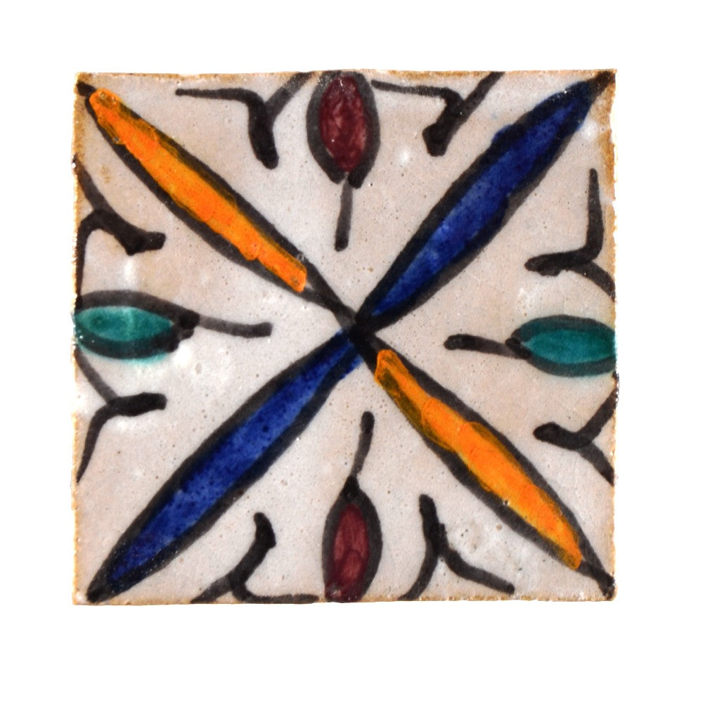 Azulejo Andalusí - 10 cm - Varios Diseños- Artesanal- Modelo 26