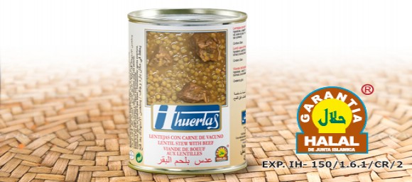 Lentejas Con Carne De Vacuno - Garantía Halal - 415 g