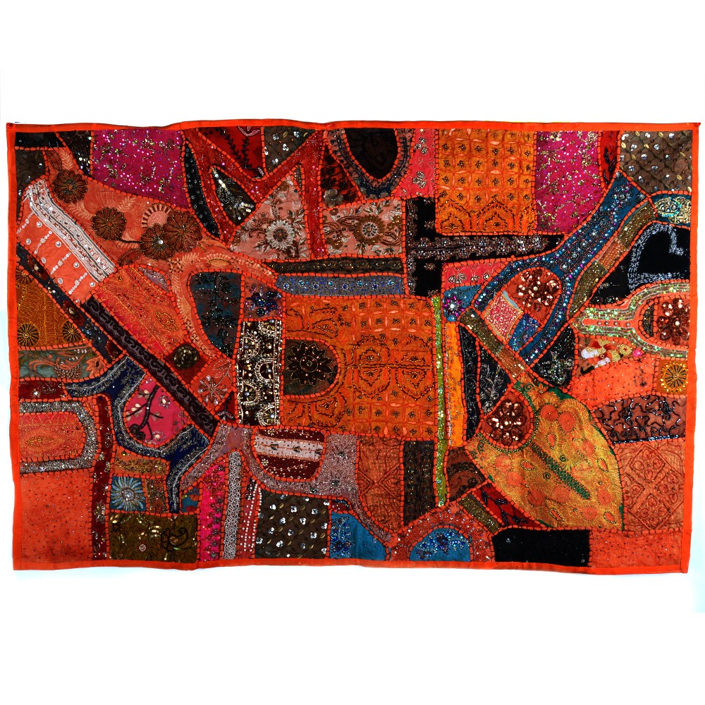 Tapete Pathwork Deluxe -150 x 100 cm - Artesanal - Varios Colores