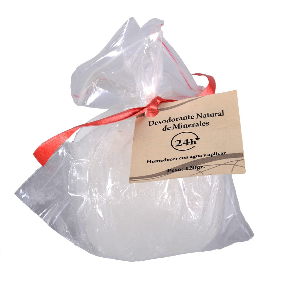 Desodorante Alumbre Cristal Roca - Bruto - Minerales Naturales 40-70 gr