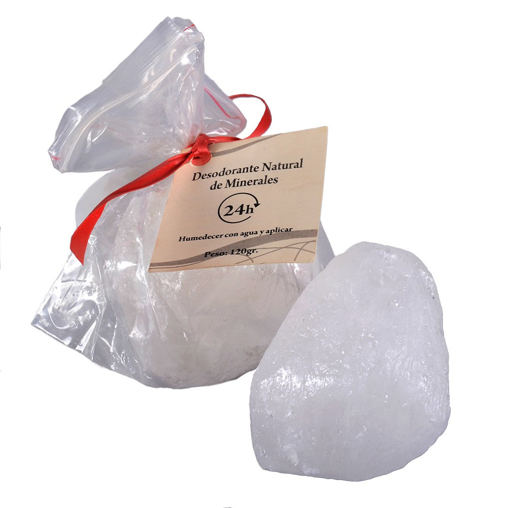 Desodorante Alumbre Cristal Roca - Bruto - Minerales Naturales 40-70 gr
