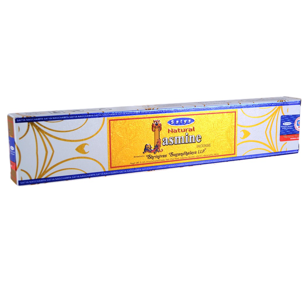 Incienso - Jazmín - Satya Natural - Nueva Gama De Olores - Novedad - Cajita 12 Varillas