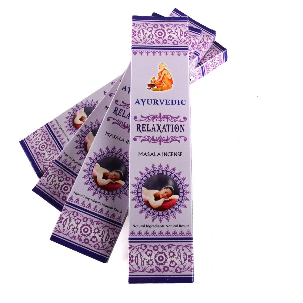 Incienso Masala - Ayurvédico - Relajación - Cajita 15 varillas