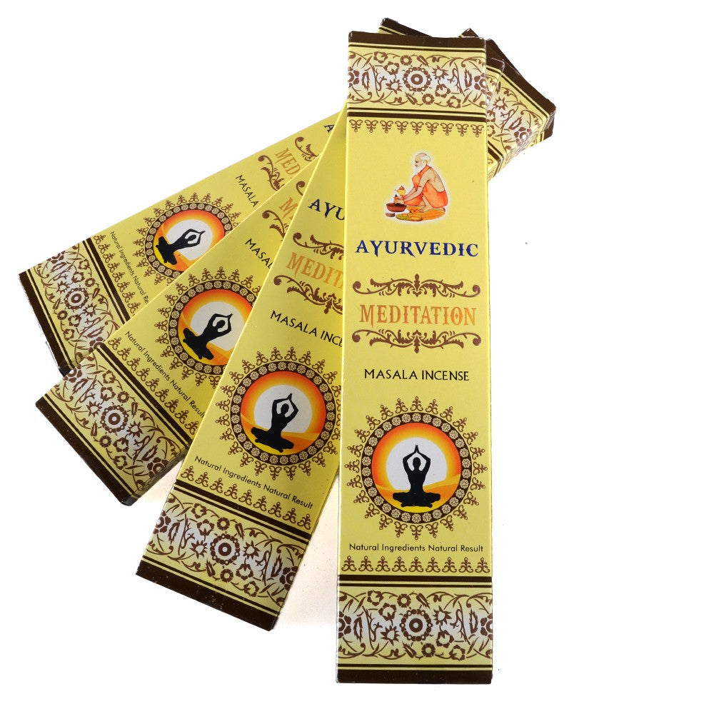 Incienso Masala - Ayurvédico - Meditación - Cajita 15 varillas