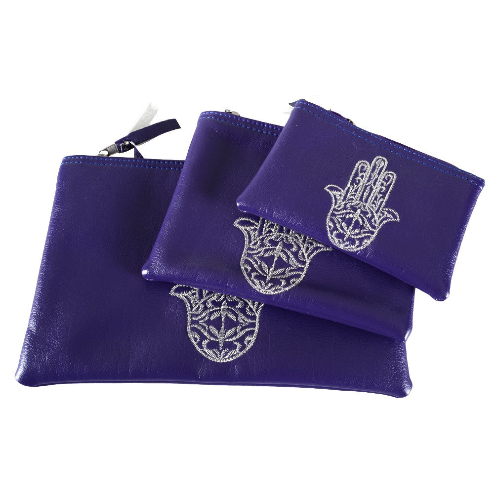 Juego 3 Carteras Multiuso - Mano De Fátima - Monedero - Neceser - Varios Colores