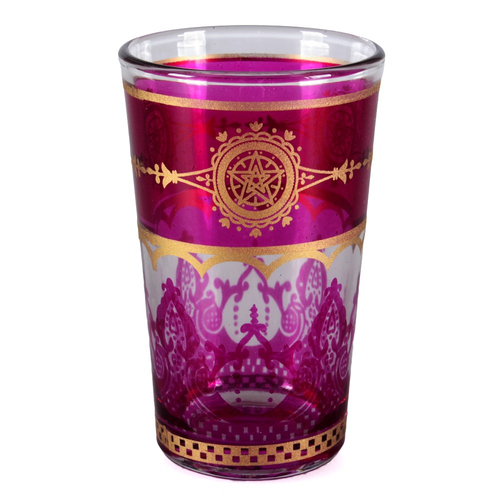 Juego 6 Vasos Arabes - Estrella Marruecos - Multicolor-NOVEDAD - Modelo 10