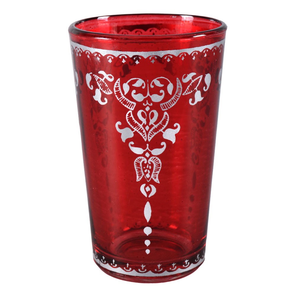 Juego 6 Vasos Arabes - Decorado Floral - NOVEDAD - Modelo 11