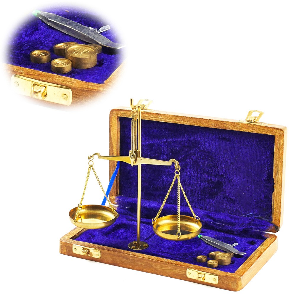 Báscula de Precisión de 1/100 gr. - Funda Terciopelo - 4 Tamaños