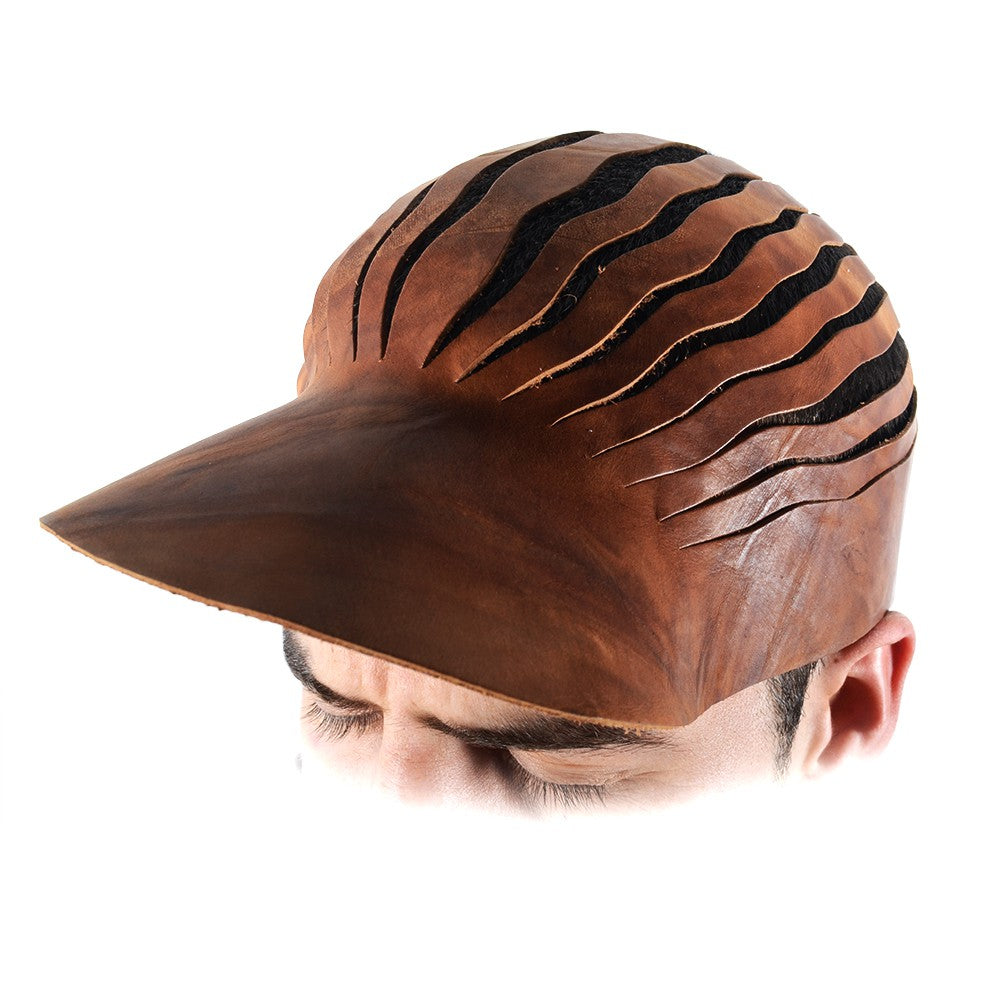 Gorra Cuero Artesana - Plegable - Varios Colores - Exclusiva Limitada