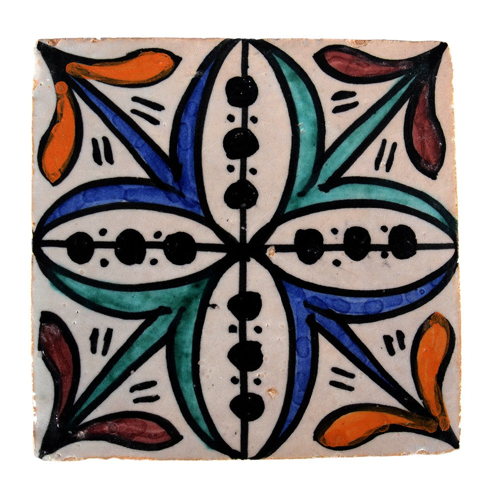 Azulejo Andalusí - 10 cm - Varios Diseños- Artesanal- Modelo 28