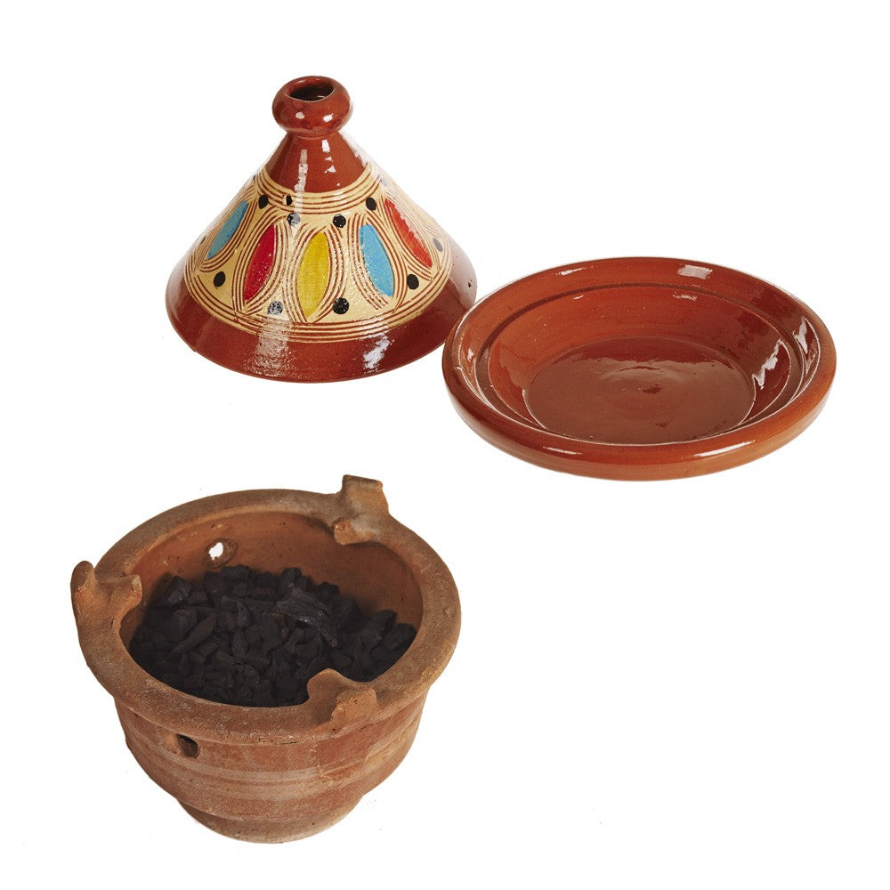 Incensario Barro Africano - 31 cm - Brasero - Artesano