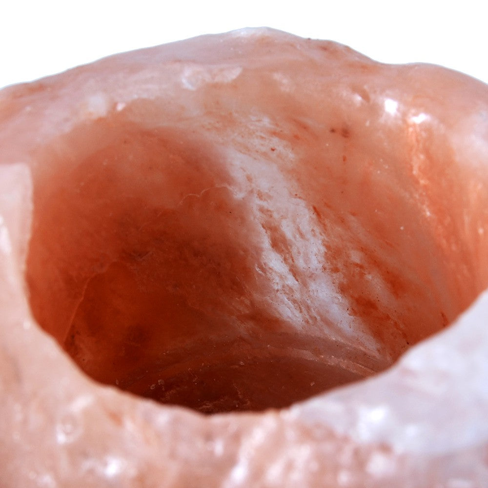 Portavelas Sal Natural Himalaya - Bruto - Feng Shui- NOVEDAD