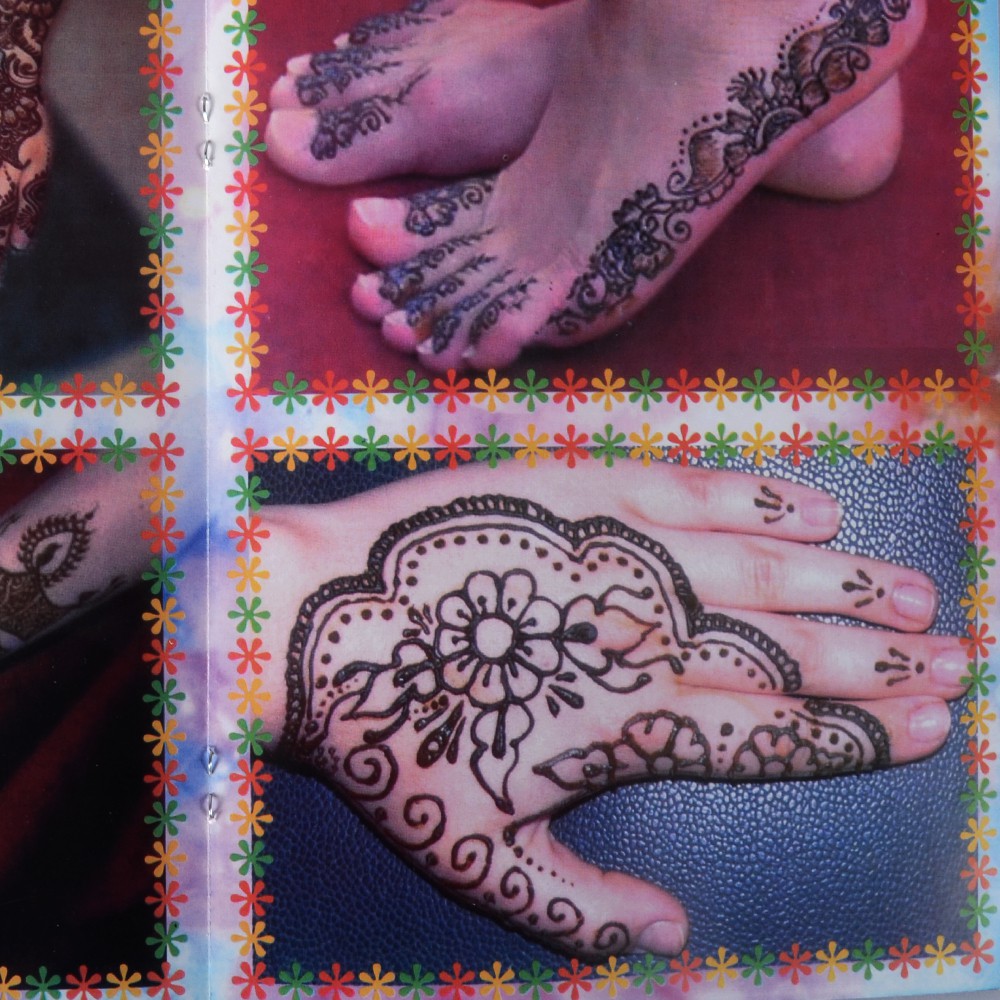 Catálogo Tatuaje Henna - Iniciación Al Arte Del Tatuaje - Modelo 2