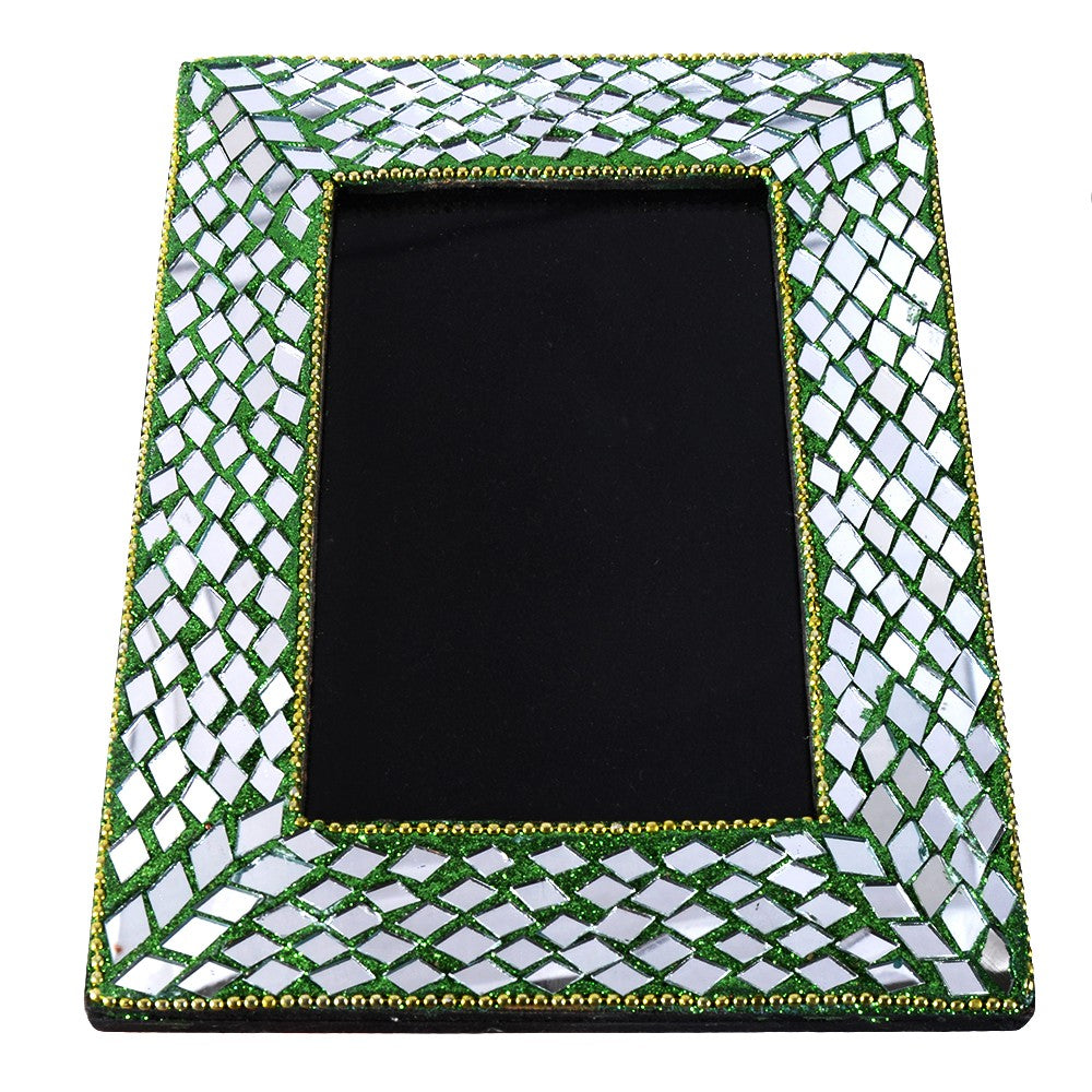 Marco Para Foto - Cristalitos Y Brillante - Varios Colores - 20 cm
