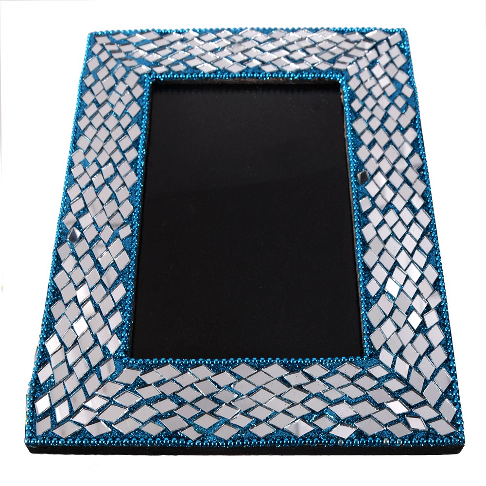 Marco Para Foto - Cristalitos Y Brillante - Varios Colores - 20 cm