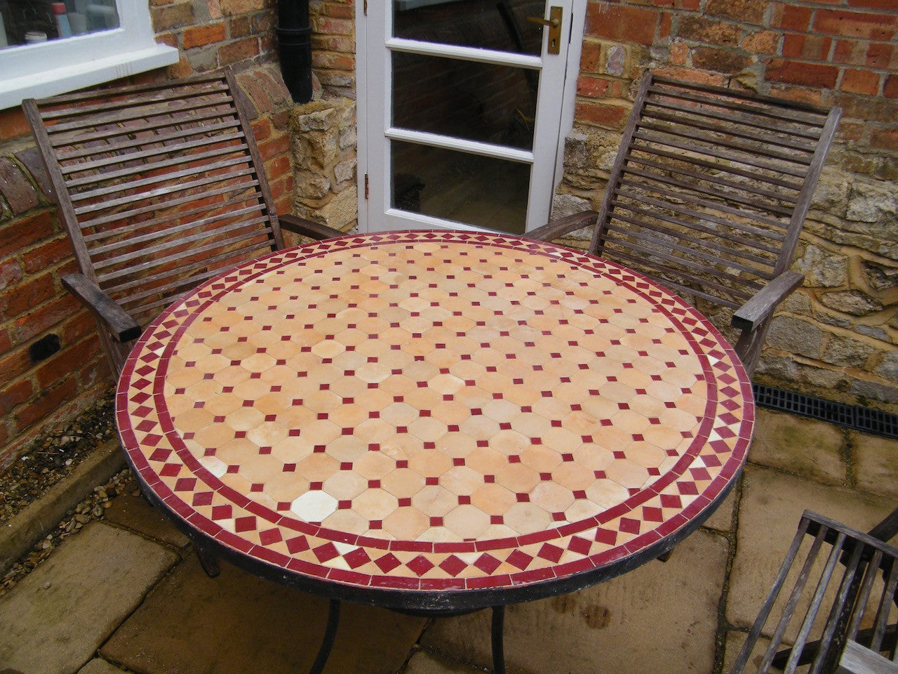 Mesa Mosaico Artesana - Hecha a Mano - Varias Medidas y Colores