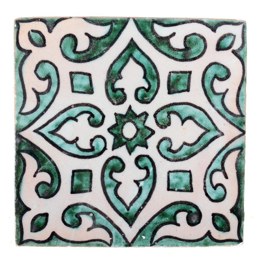 Azulejo Andalusí - 10 cm - Varios Diseños- Artesanal- Modelo 31