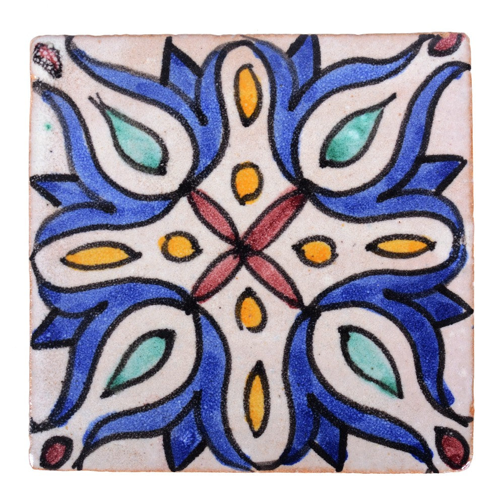 Azulejo Andalusí - 10 cm - Varios Diseños- Artesanal- Modelo 32