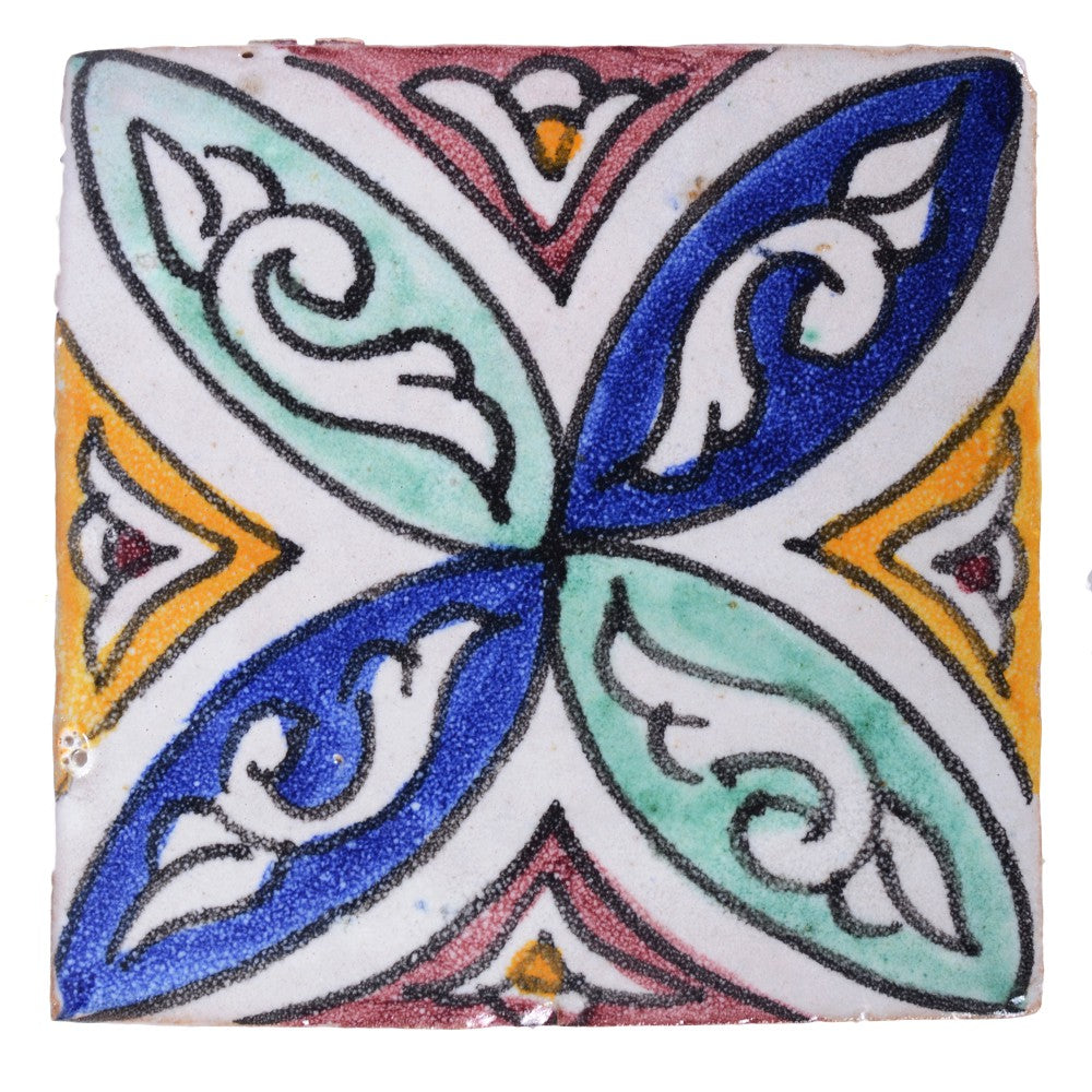 Azulejo Andalusí - 10 cm - Varios Diseños- Artesanal- Modelo 34