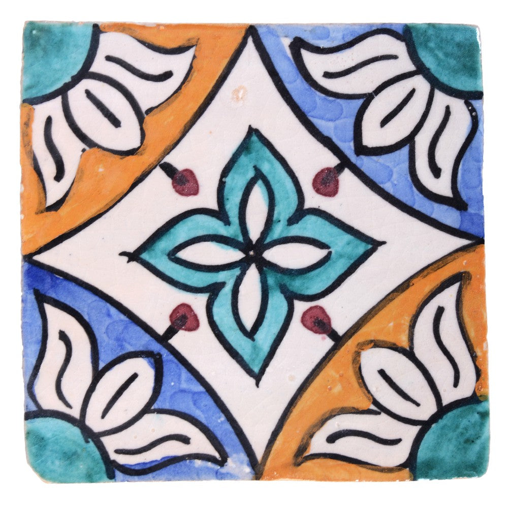 Azulejo Andalusí - 10 cm - Varios Diseños- Artesanal- Modelo 35