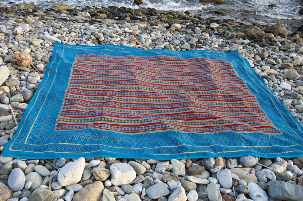 Tela Algodón - Estampado Africano- Calidad Especial-220 x256 cm