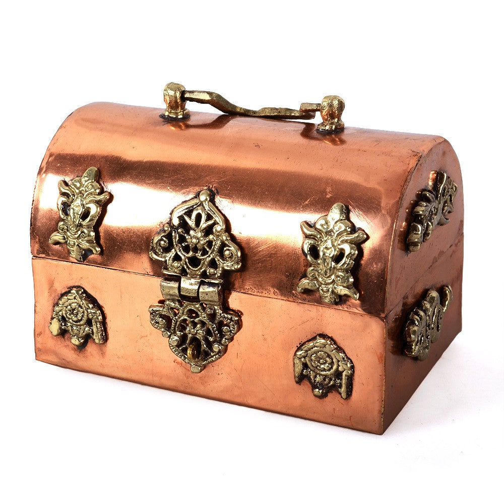 Juego 3 Mini Baules de Cobre - Gran Calidad - Ideal Recreaciones